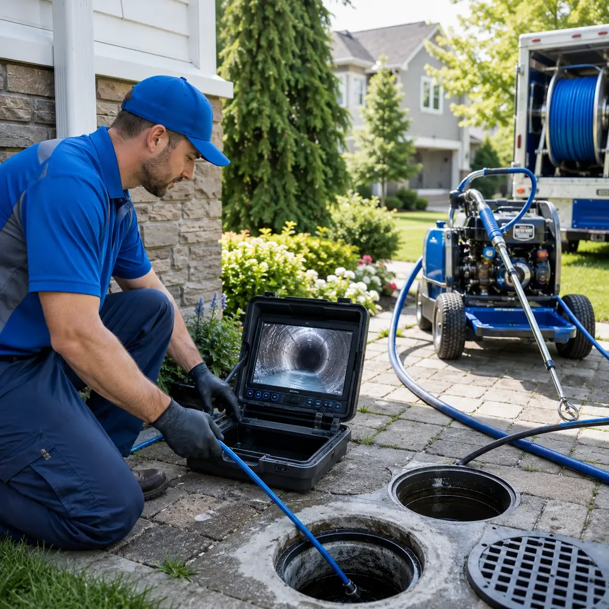 Outdoor drain cleaning professionals serving Maquoketa, IA