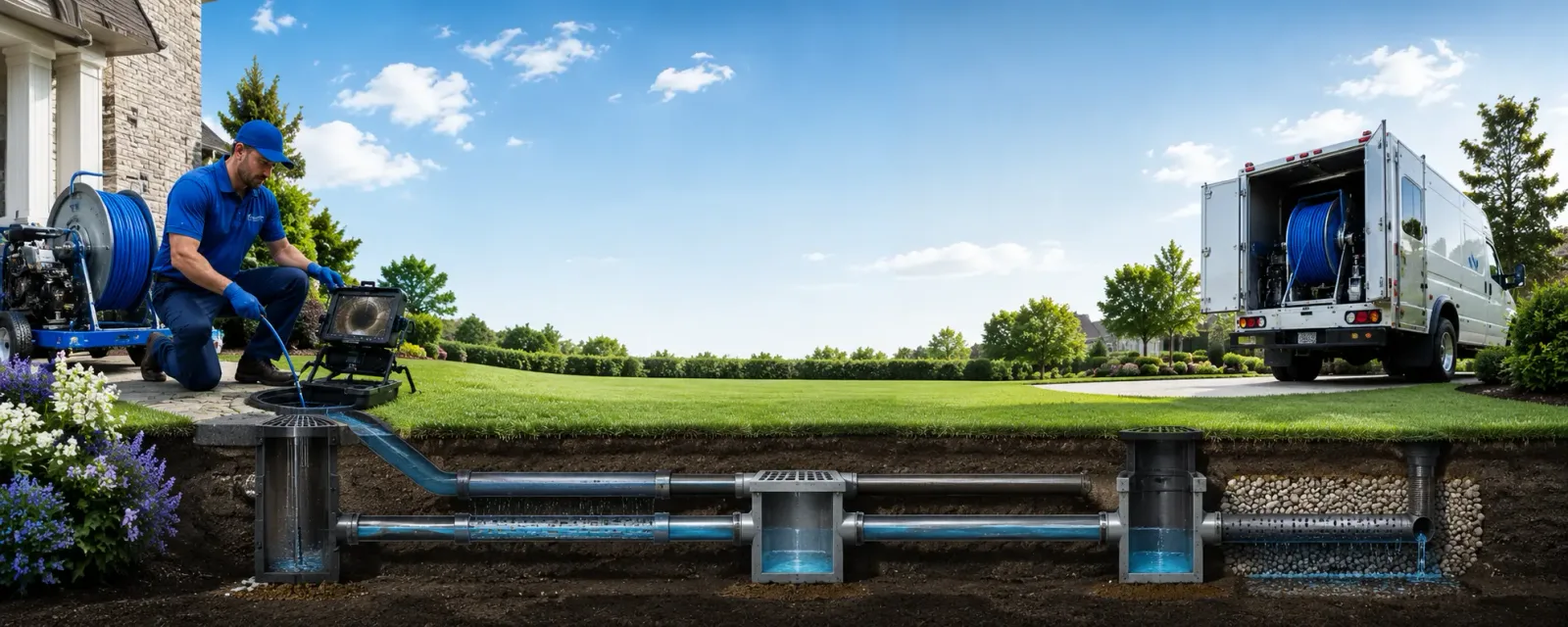 Outdoor drain cleaning information for Maquoketa, IA